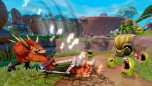 Wii 版 Skylanders Trap Team 包含 Wii U 版数字版